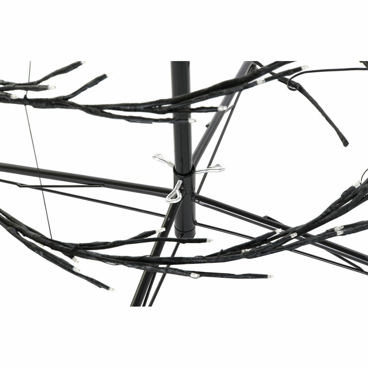 Julgran DKD Home Decor Vit Svart Metall 70 x 70 x 190 cm (2 antal) - 4