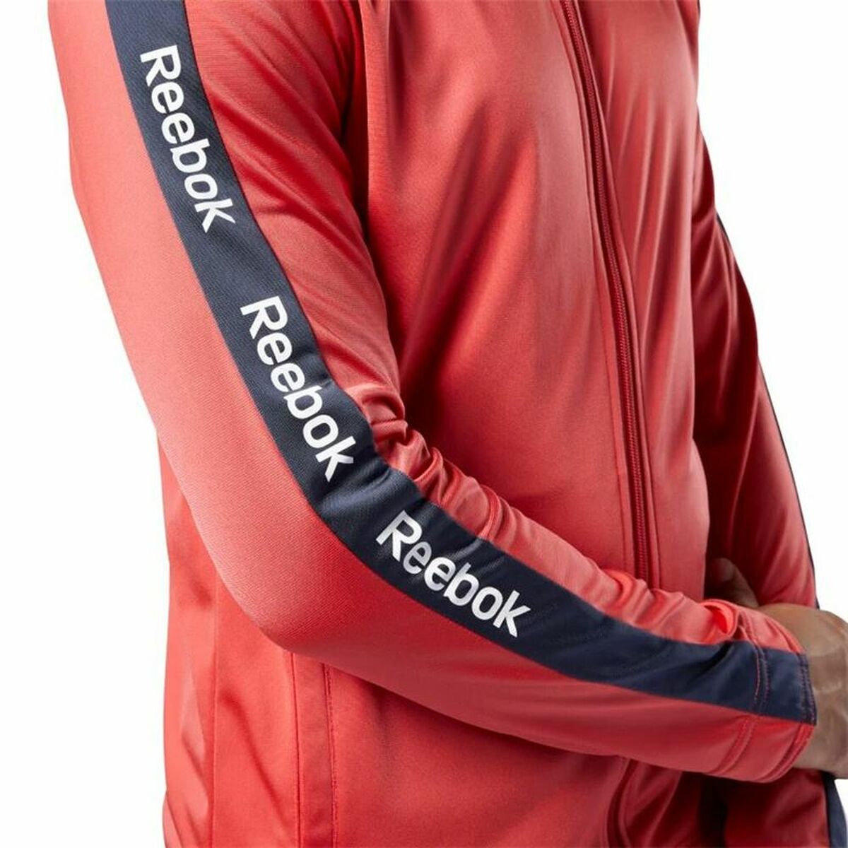 Träningsjacka Herr Reebok Essentials Linear Röd - 5