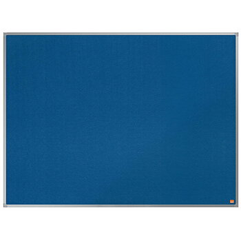 anslagstavla Nobo Essence Blå Filthatt Aluminium 120 x 90 cm