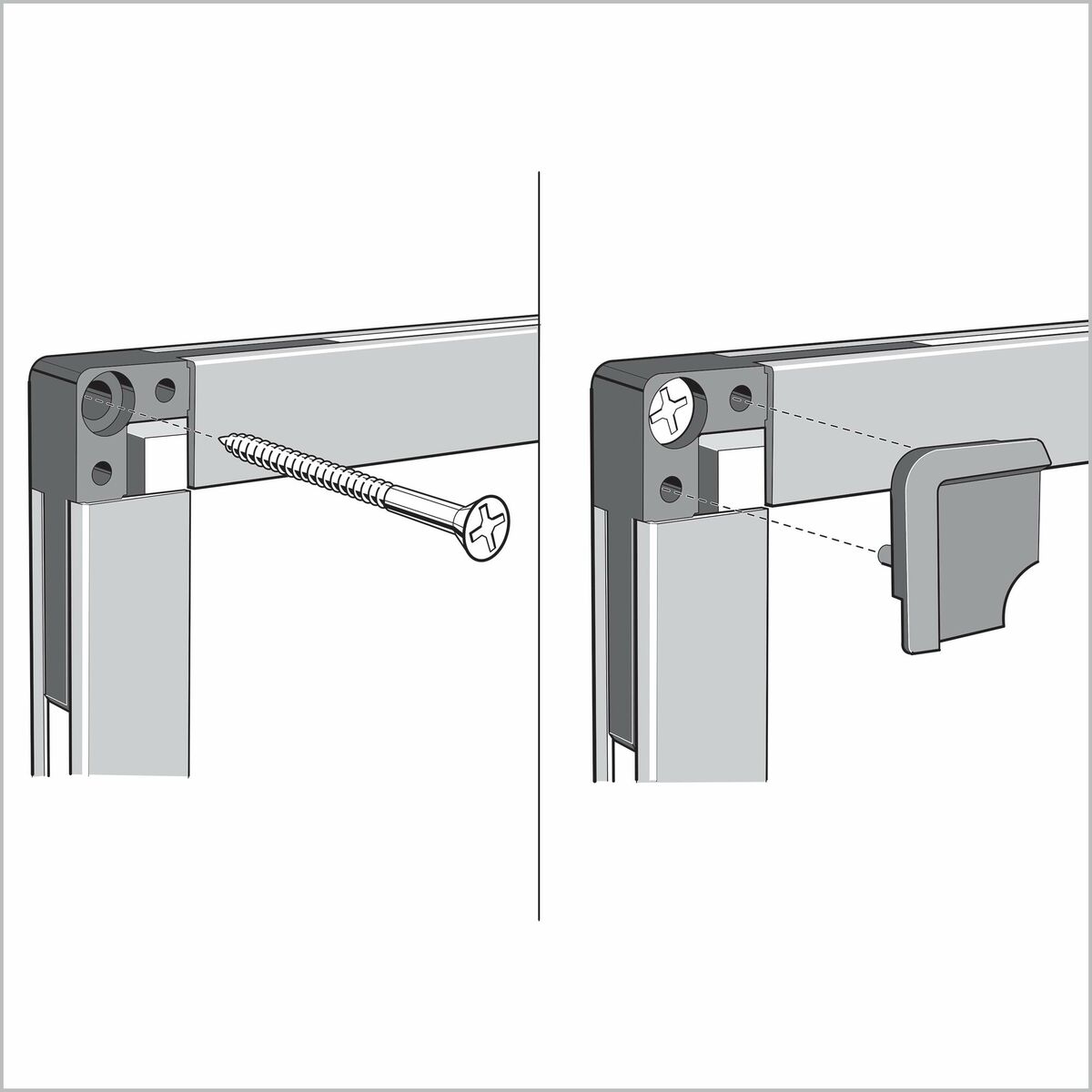 anslagstavla Nobo Essence Blå Filthatt Aluminium 120 x 90 cm - 4