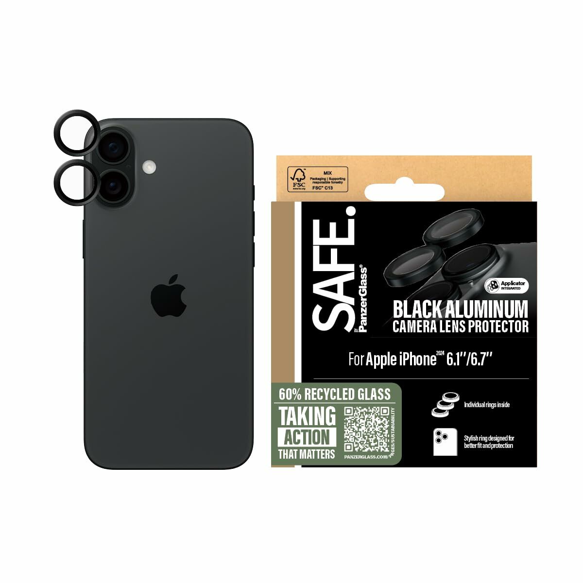 Skärmskydd för Mobiltelefon PanzerGlass iPhone 16 -16+