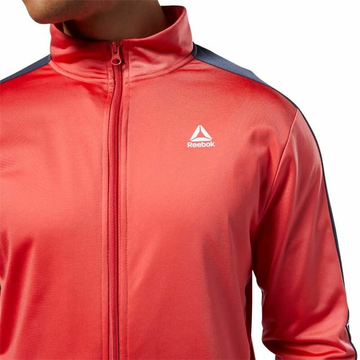 Träningsjacka Herr Reebok Essentials Linear Röd - 4