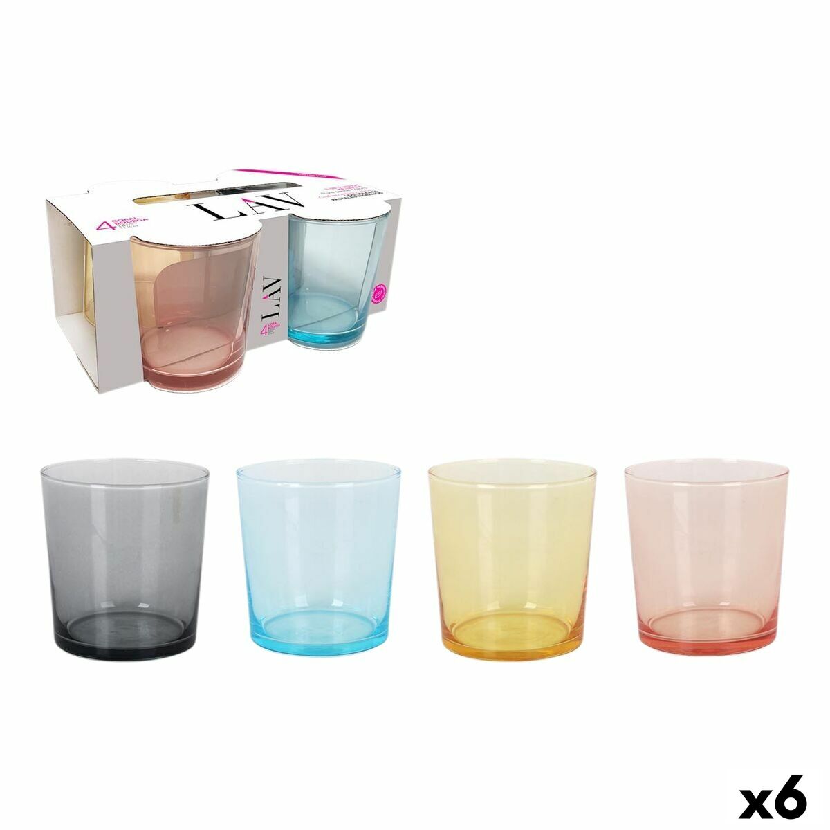 Ölglas LAV BDG386PFT4.60 4 Delar (6 antal)