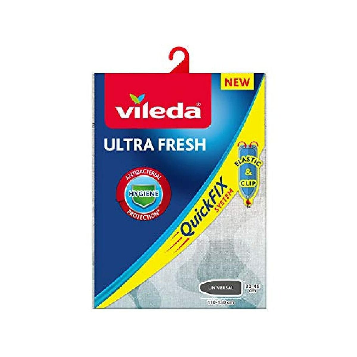 Strykbrädesfodral Vileda 168989 Ultrafresh Quick Fix Grå (130 x 45 cm) - 4