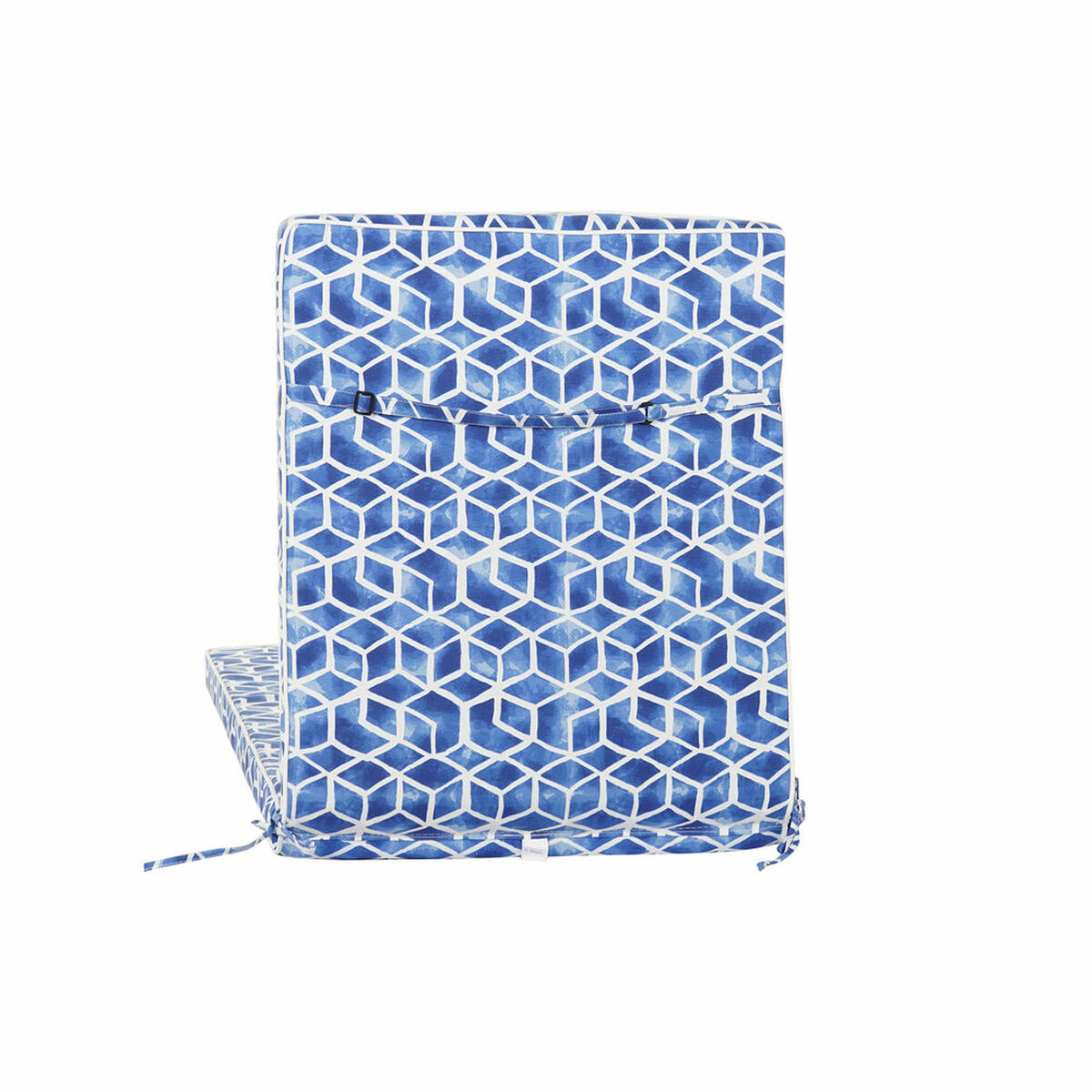 Kudde DKD Home Decor Blå Vit Rektangulär Geometrisk 190 x 60 x 5 cm (190 x 60 x 5 cm) - 14