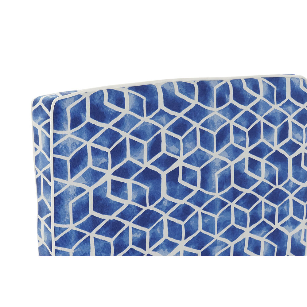Kudde DKD Home Decor Blå Vit Rektangulär Geometrisk 190 x 60 x 5 cm (190 x 60 x 5 cm) - 3