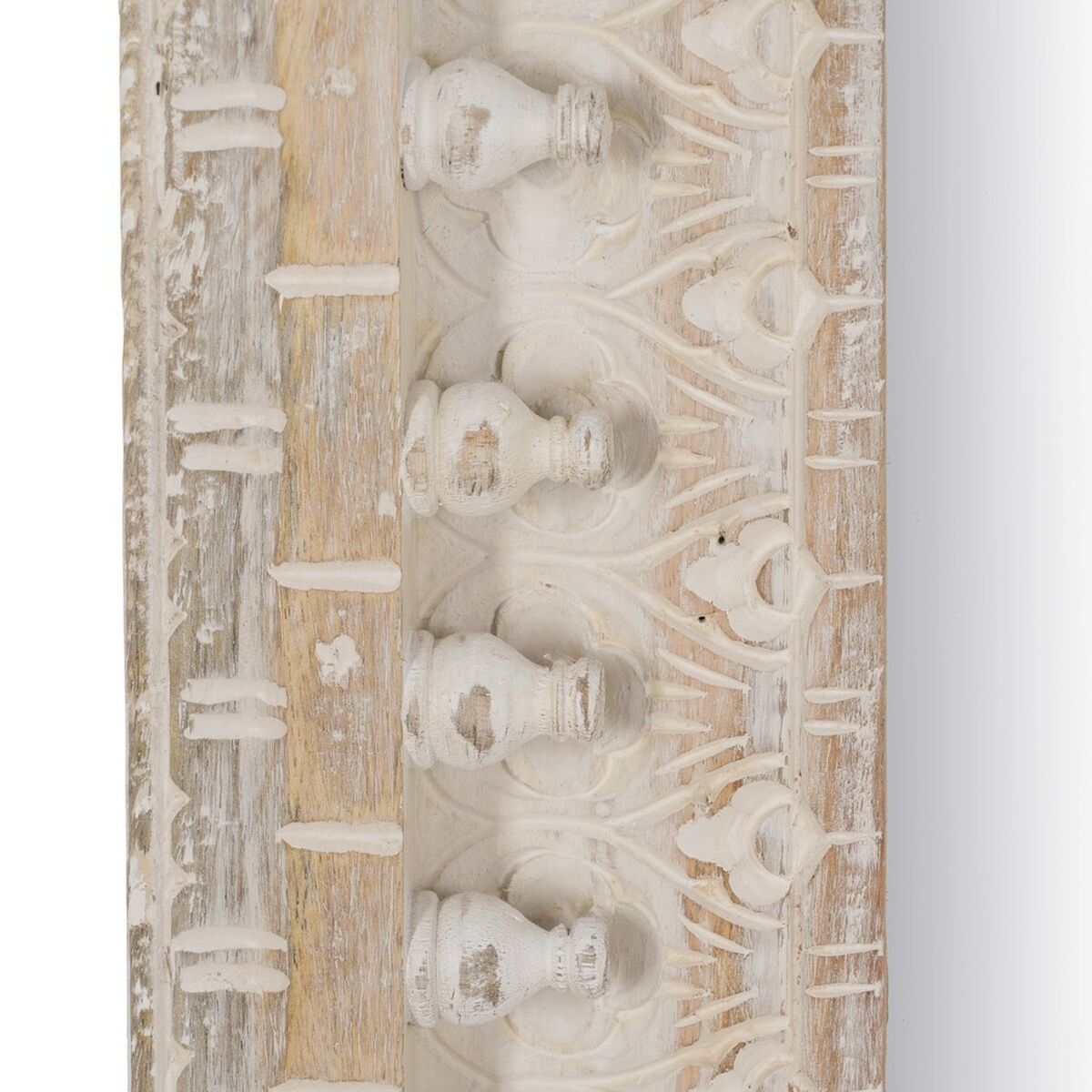 Väggspegel Vit Naturell Vertikalt 71,1 x 5,1 x 101,6 cm - 3