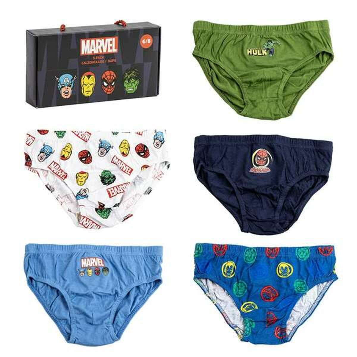 Förpackning med Kalsonger Marvel Multicolour