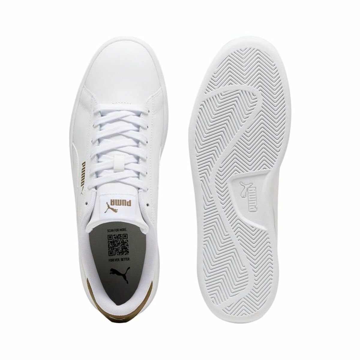 Casual Träningsskor Dam Puma Smash 3.0 L Vit Grön - 3