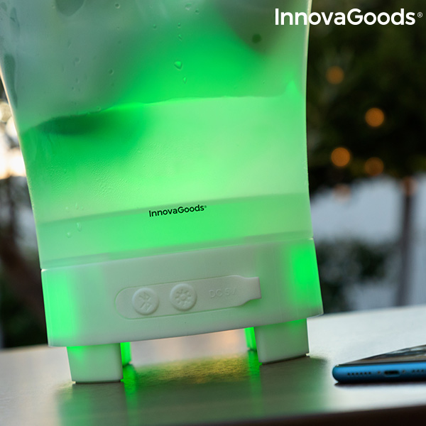 LED-hink med återuppladdningsbar högtalare Sonice InnovaGoods - 7