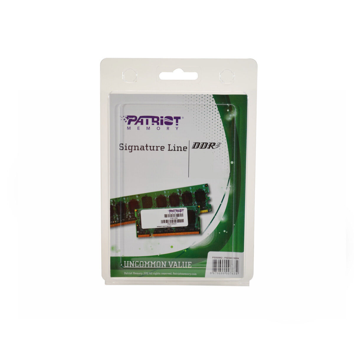 RAM-minne Patriot Memory PAMPATSOO0012 DDR3 4 GB CL11 - 3