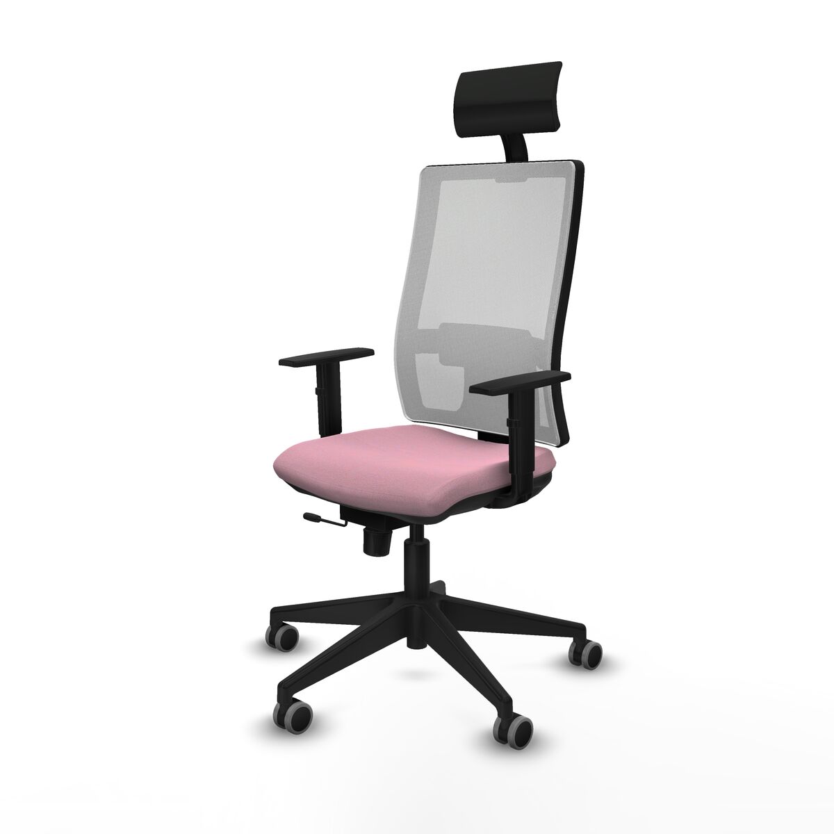 Kontorsstol med nackstöd Piqueras y Crespo 1D066G1 Rosa - 2