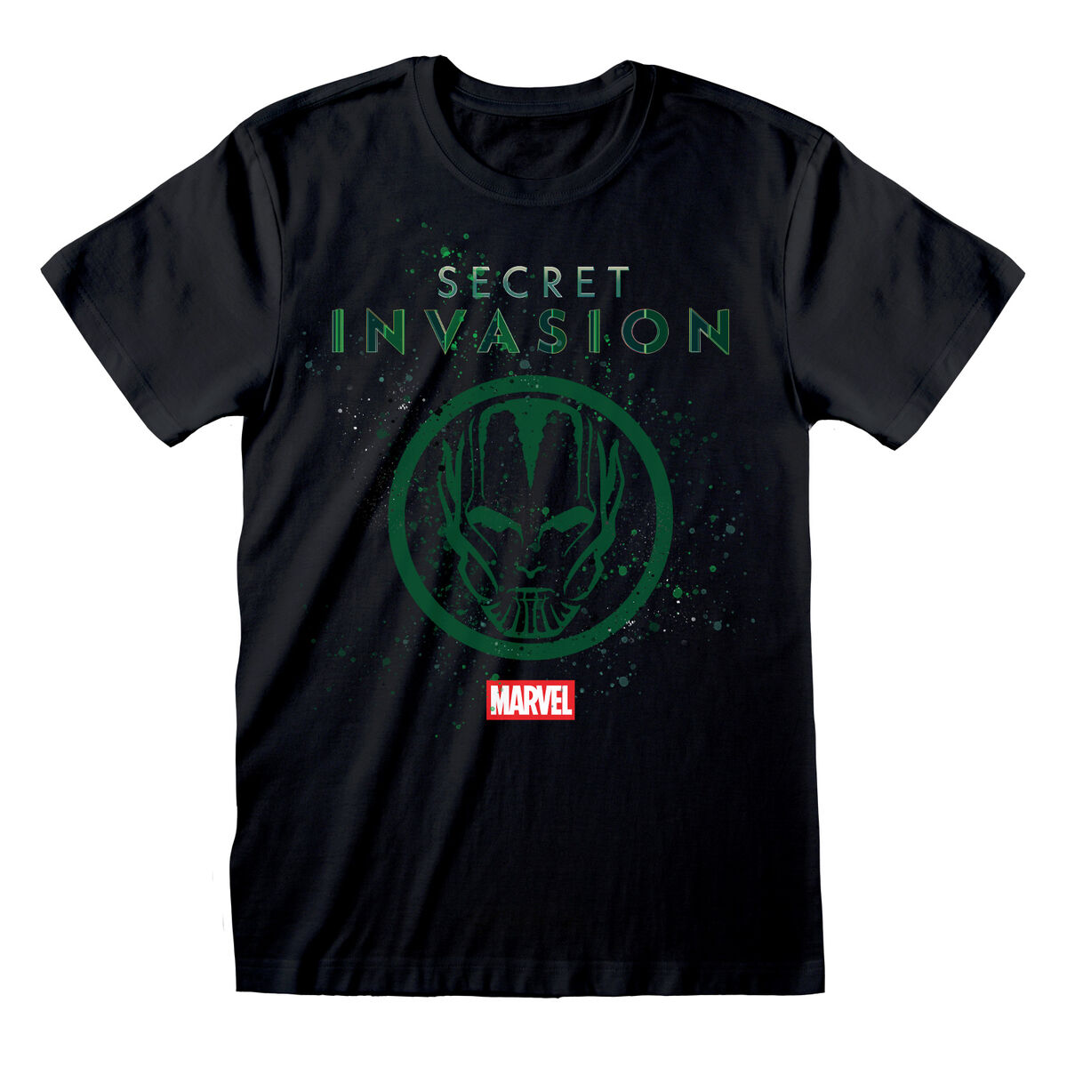 T-shirt med kortärm Marvel Logo Icon Svart Unisex - 4