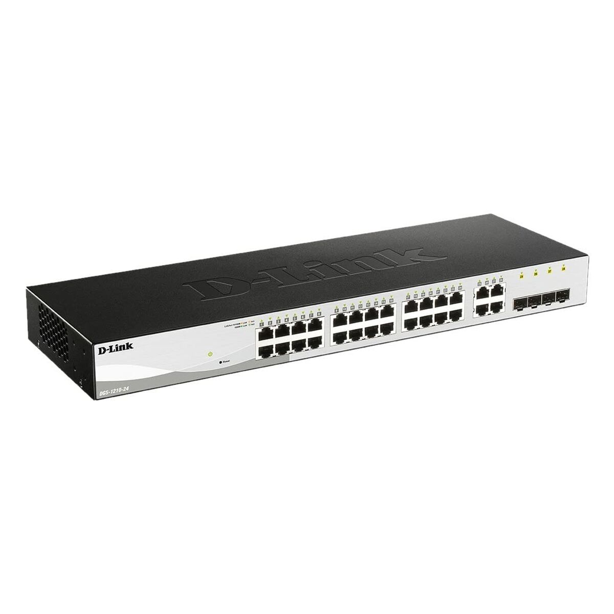 Switch D-Link DGS-1210-24/E Svart Ethernet LAN 10/100/1000 24 x RJ45 - 3