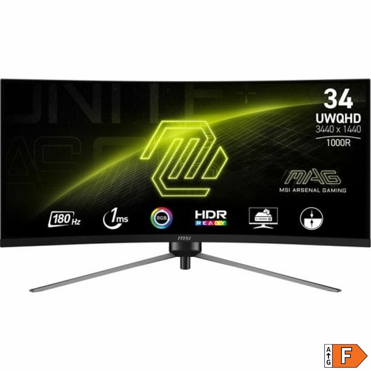 Monitor MSI 345CQR 34" 180 Hz UltraWide Dual Quad HD - 2