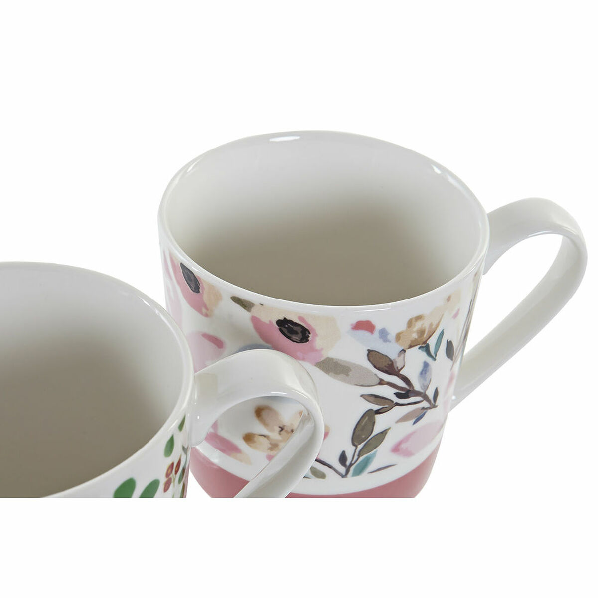 Mugg DKD Home Decor Porslin Bone China (410 ml) (4 pcs) - 2
