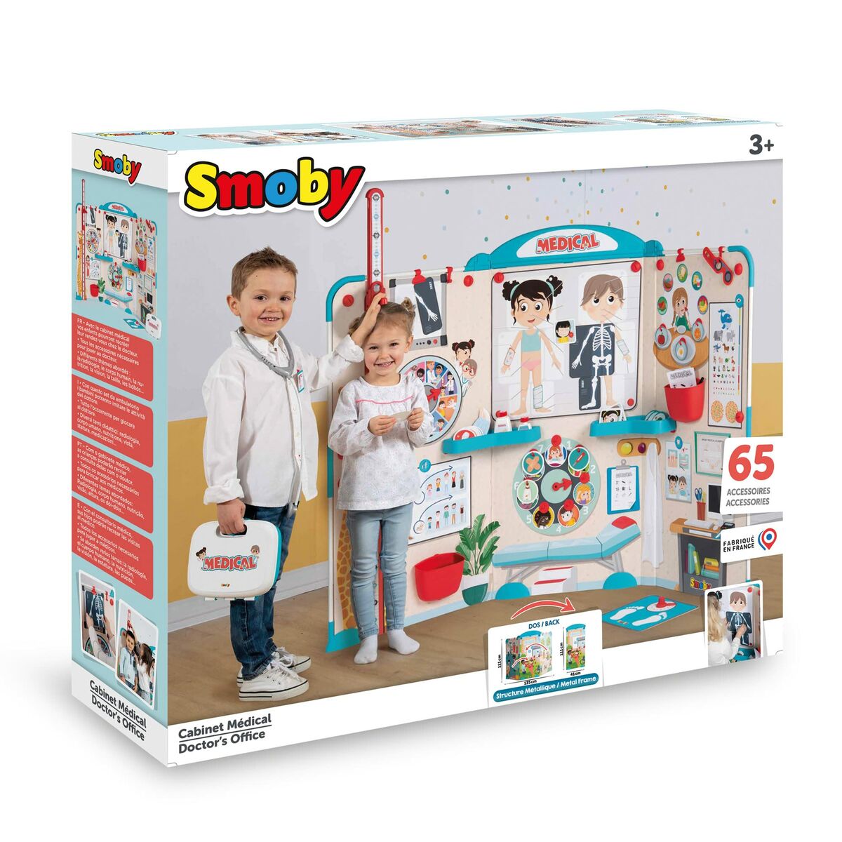 Leksak, doktorsväska med tillbehör Smoby Cabinet Medical - 4
