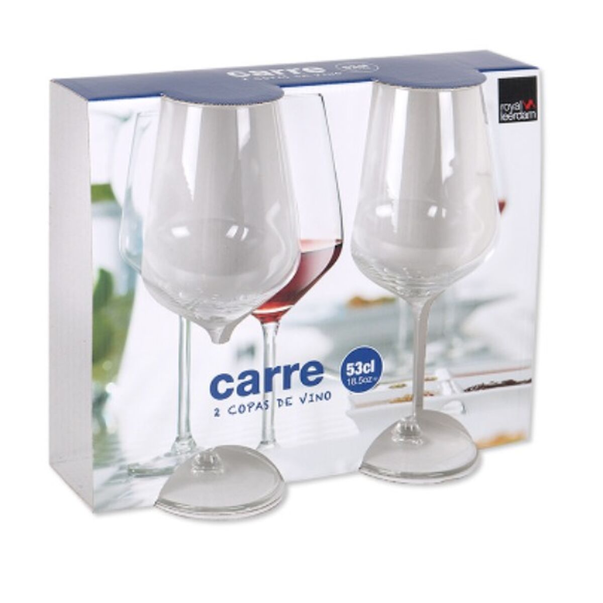Set med vinglas Royal Leerdam Carre 2 Delar (4 antal) - 3