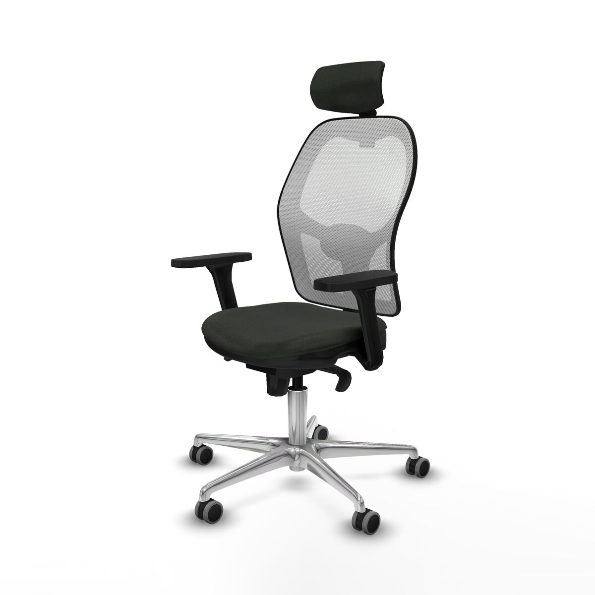 Kontorsstol med nackstöd Jorquera Piqueras y Crespo 3D086G2 Svart - 2
