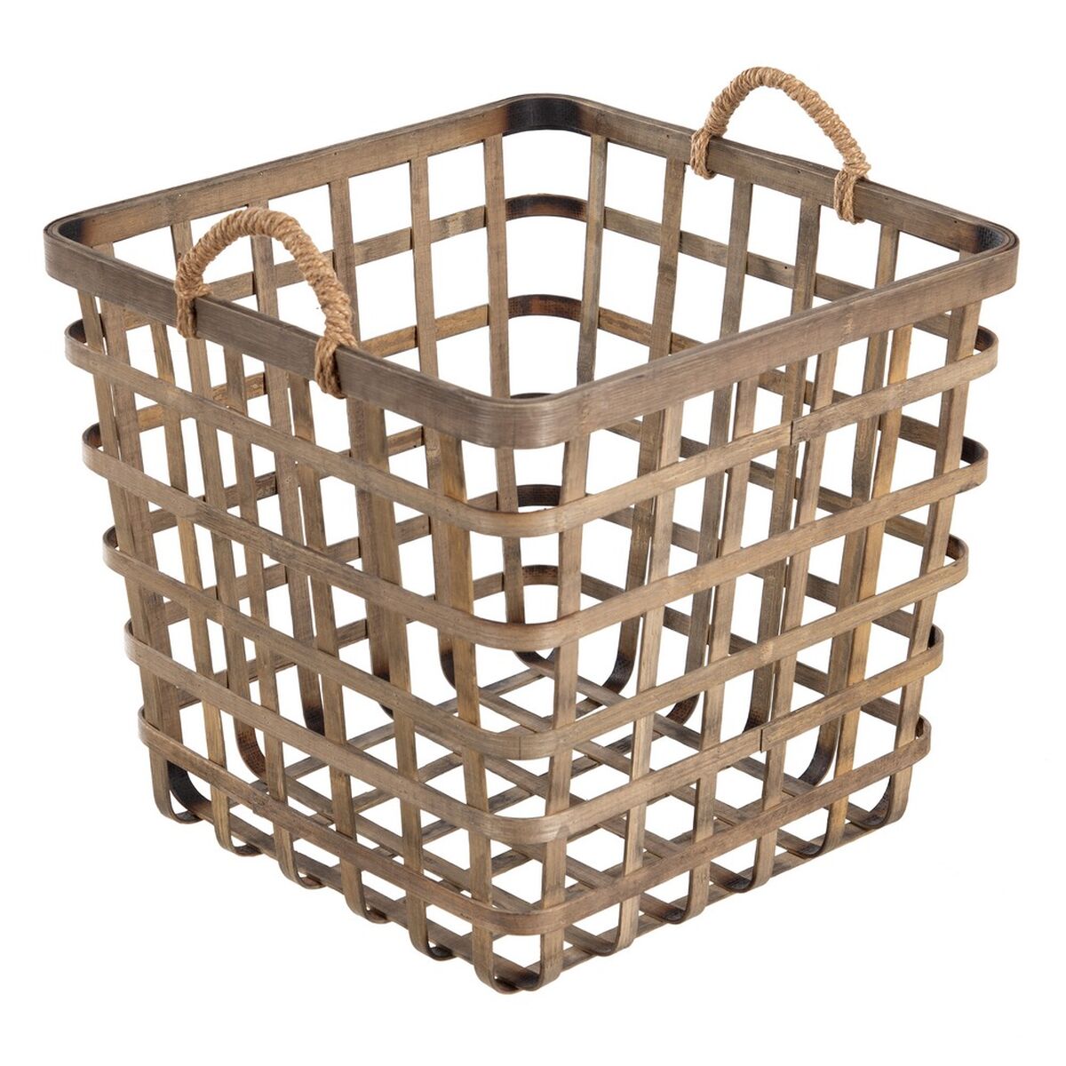 Korgset 42 x 42 x 37 cm Naturell Bambu (3 Delar) - 14