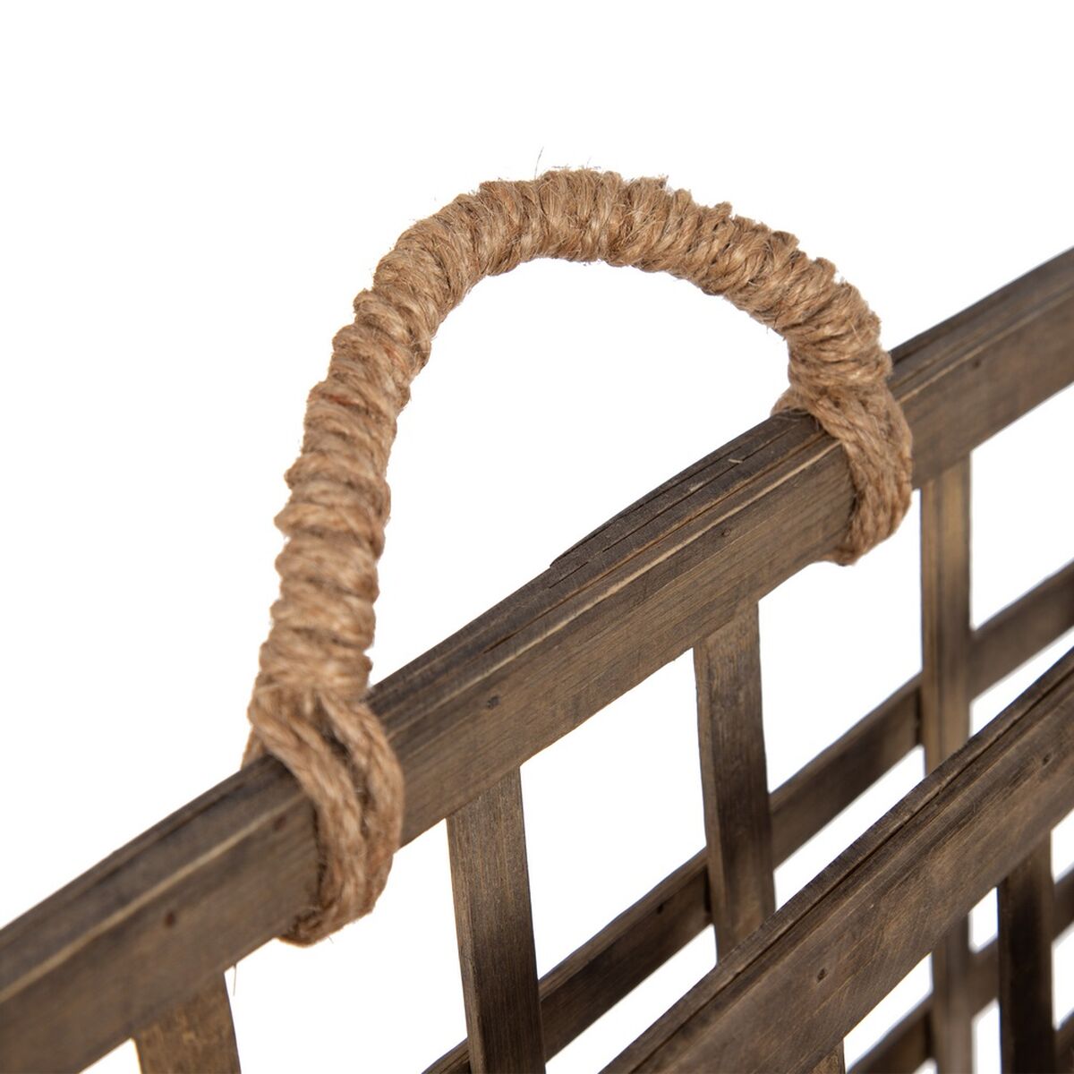 Korgset 42 x 42 x 37 cm Naturell Bambu (3 Delar) - 6