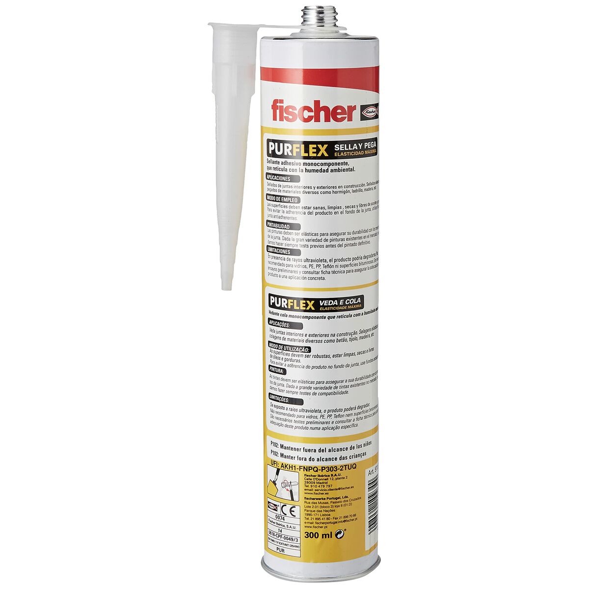 Förseglare/självhäftning Fischer pureflex teka 310 ml - 11