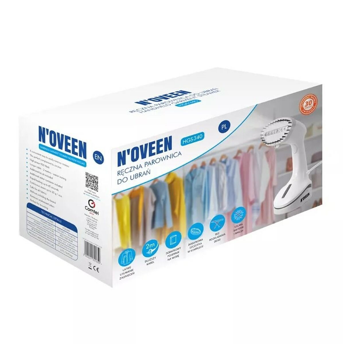 Ångrengöring N'oveen HGS340 1100 W - 2