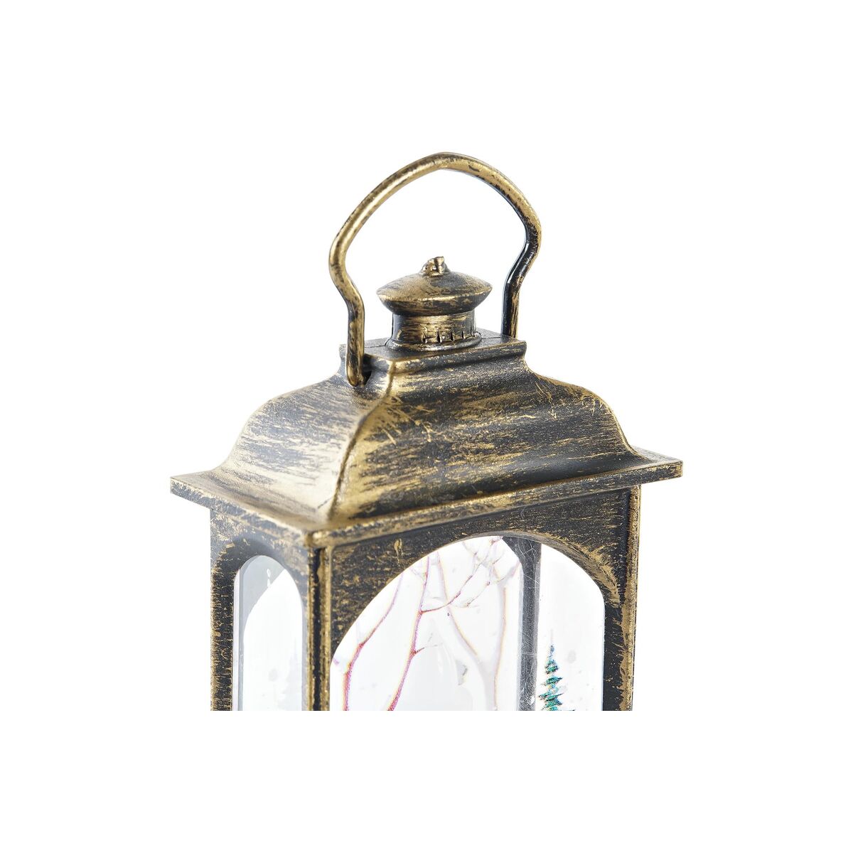 Belysning dekoration DKD Home Decor Jul Svart Gyllene (7 x 4 x 13,5 cm) (3 antal) - 4