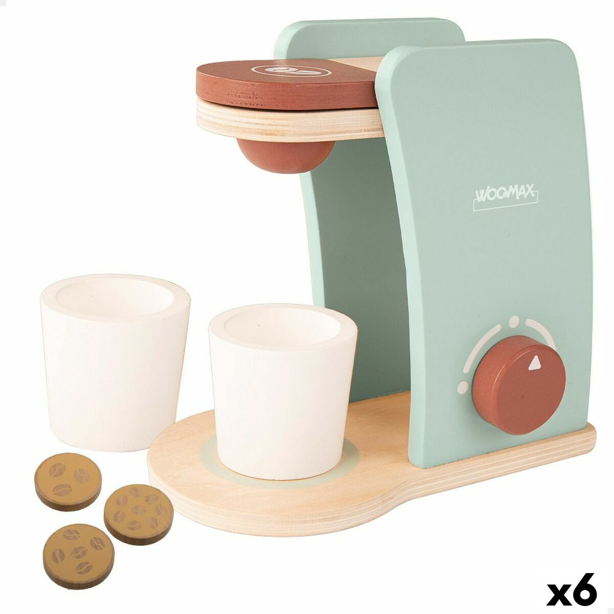 Leksak kaffebryggare Woomax 6 Delar (6 antal) - 8