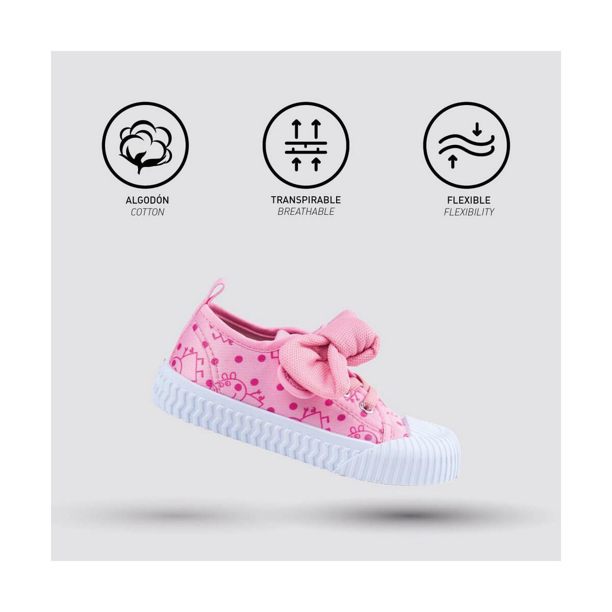 Sportskor Casual Peppa Pig Barn Rosa - 6
