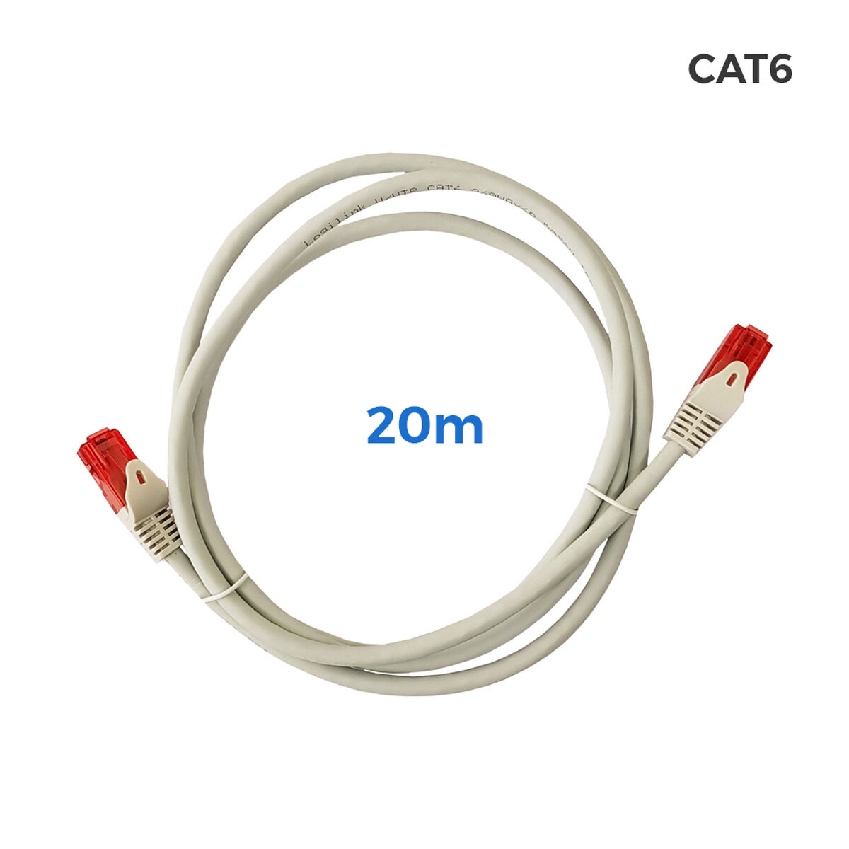 Nätkabel UTP Styv Kategori 6 EDM 56040 Grå - 2