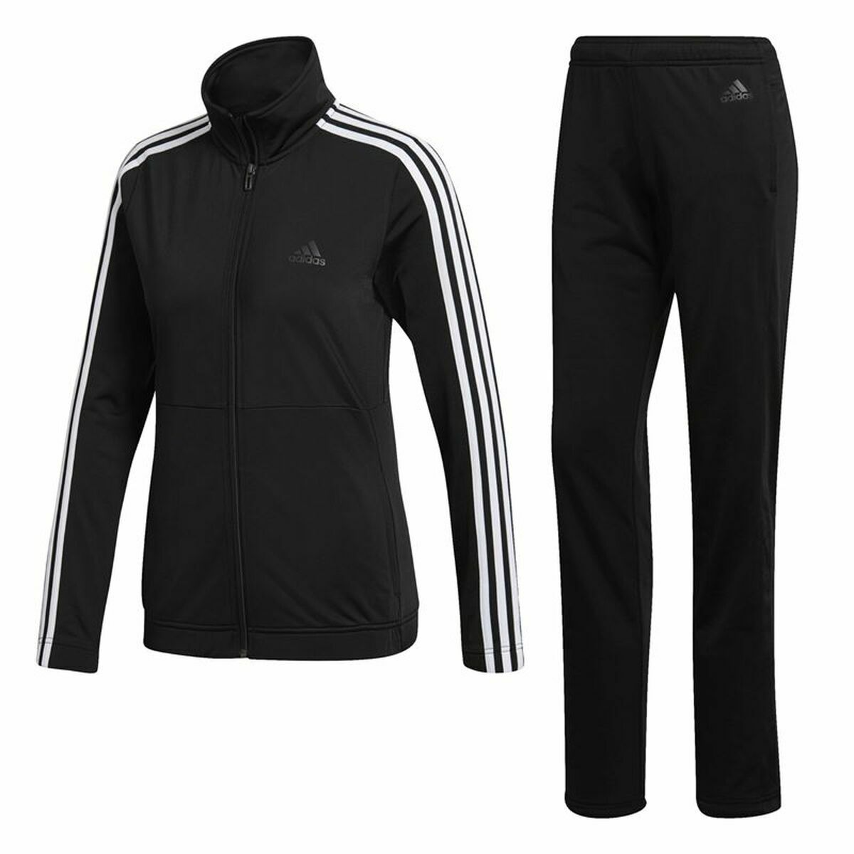 Träningsoverall, Dam Adidas Three Stripes Svart - 4