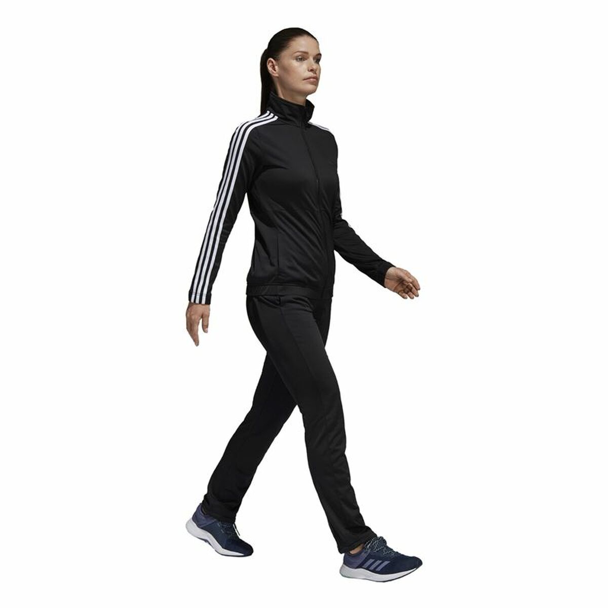 Träningsoverall, Dam Adidas Three Stripes Svart - 16