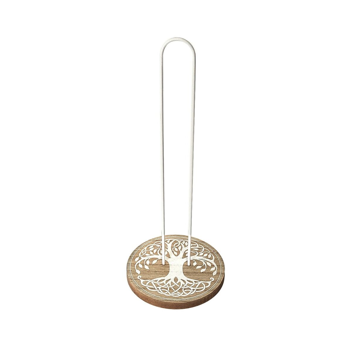 Hushållspappershållare Versa Idun Metall Stål Trä MDF 13 x 31 x 13 cm - 2