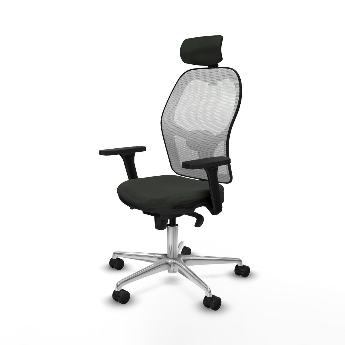 Kontorsstol med nackstöd Jorquera Piqueras y Crespo 3D086N2 Svart - 2