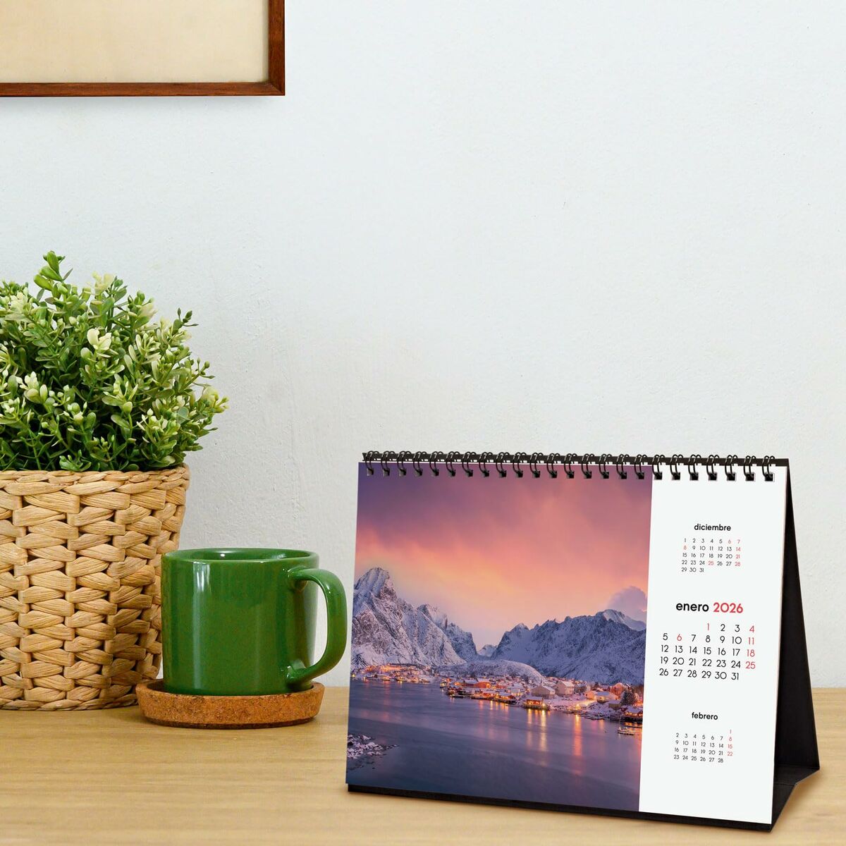 Skrivbordskalender Finocam Multicolour Papper 21 x 15 cm - 3
