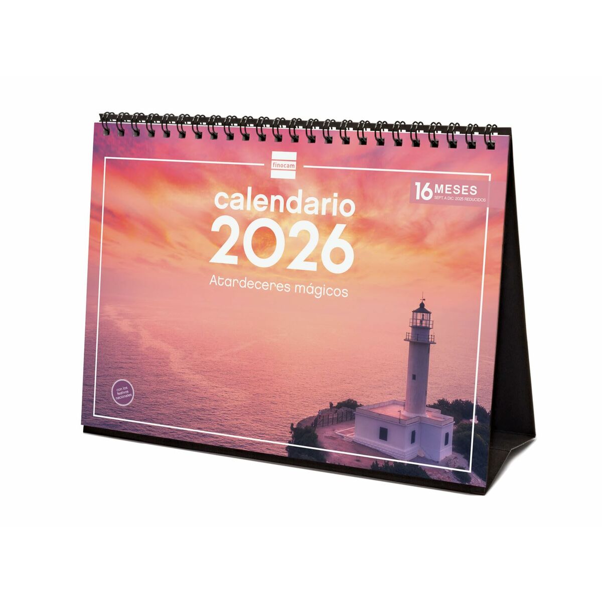 Skrivbordskalender Finocam Multicolour Papper 21 x 15 cm