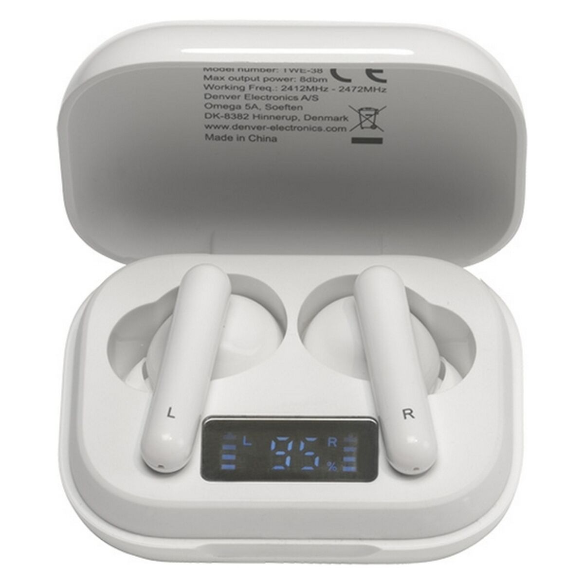 Bluetooth Hörlurar Denver Electronics 111191120210 Vit - 19