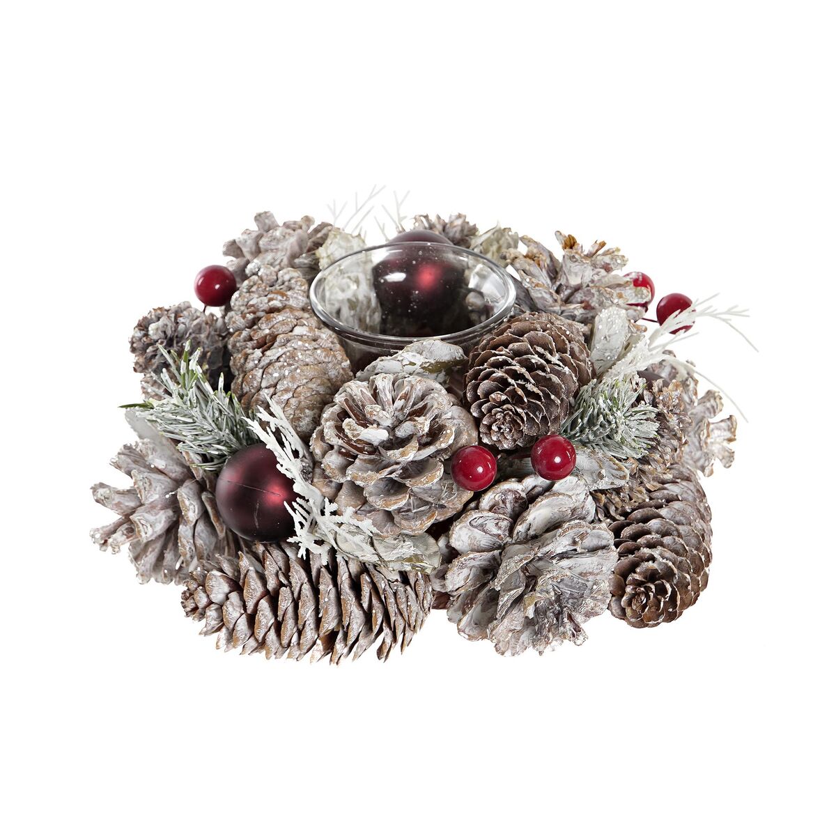 Jul-ljusstake DKD Home Decor (19 x 19 x 9 cm)