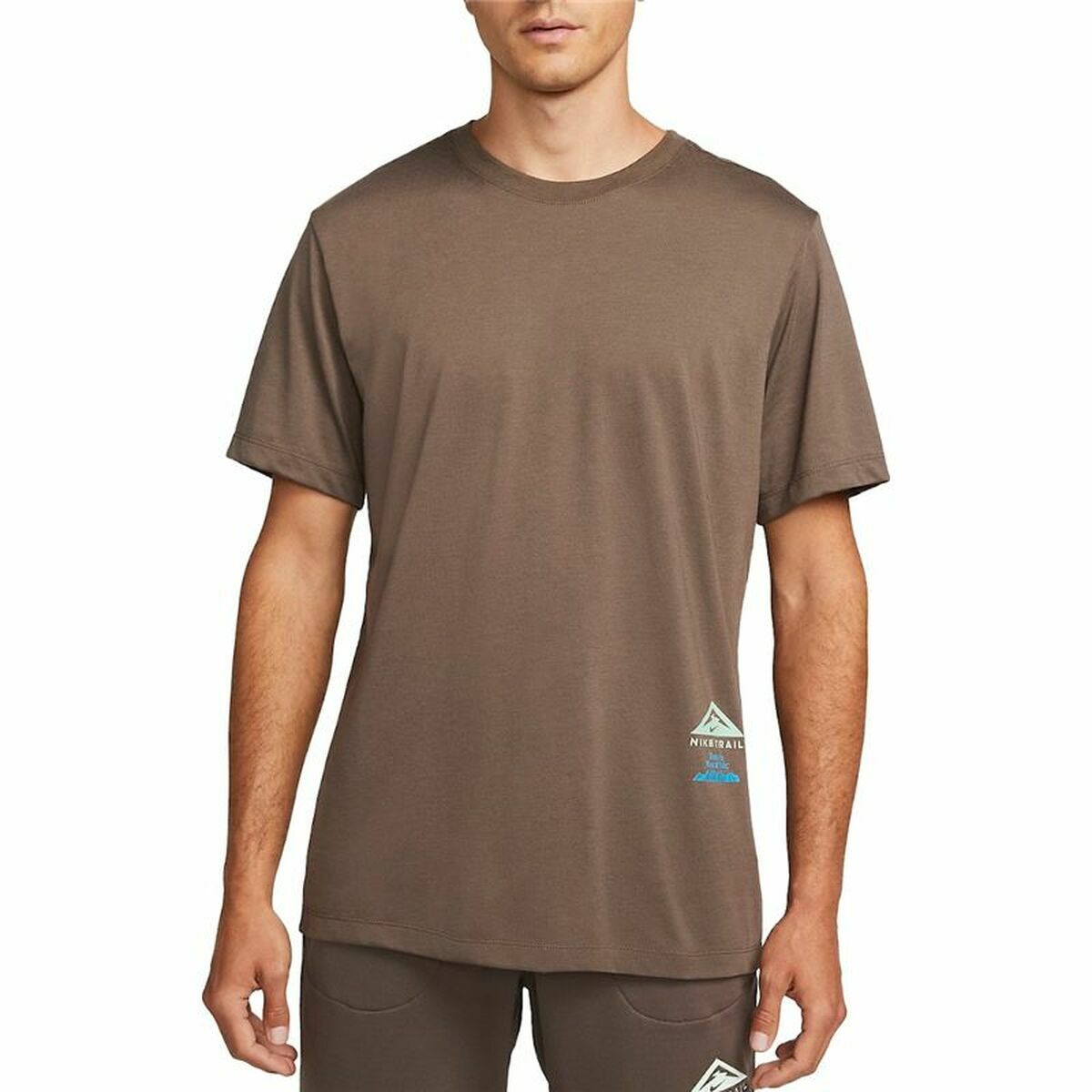 T-shirt med kortärm Herr Nike Dri-FIT Brun - 3