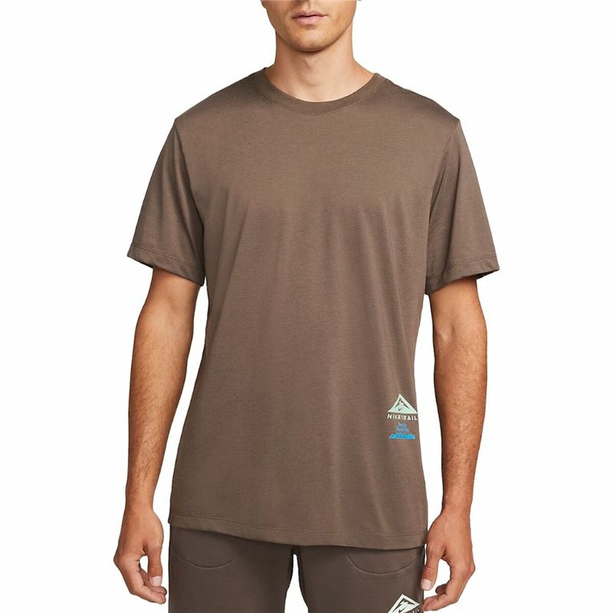 T-shirt med kortärm Herr Nike Dri-FIT Brun - 2