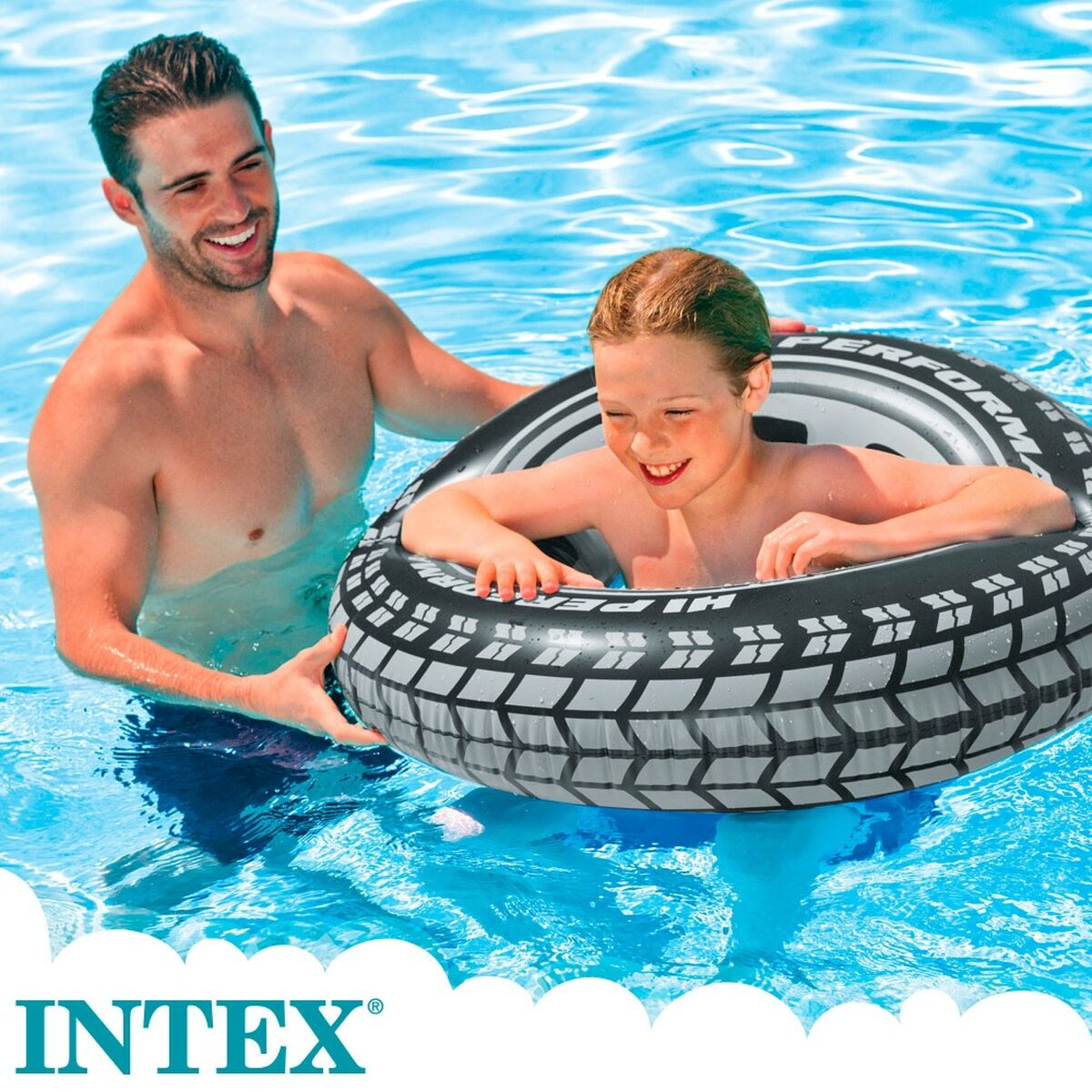 Uppblåsbart hjul Intex 91 x 23 x 91 cm (24 antal) - 4