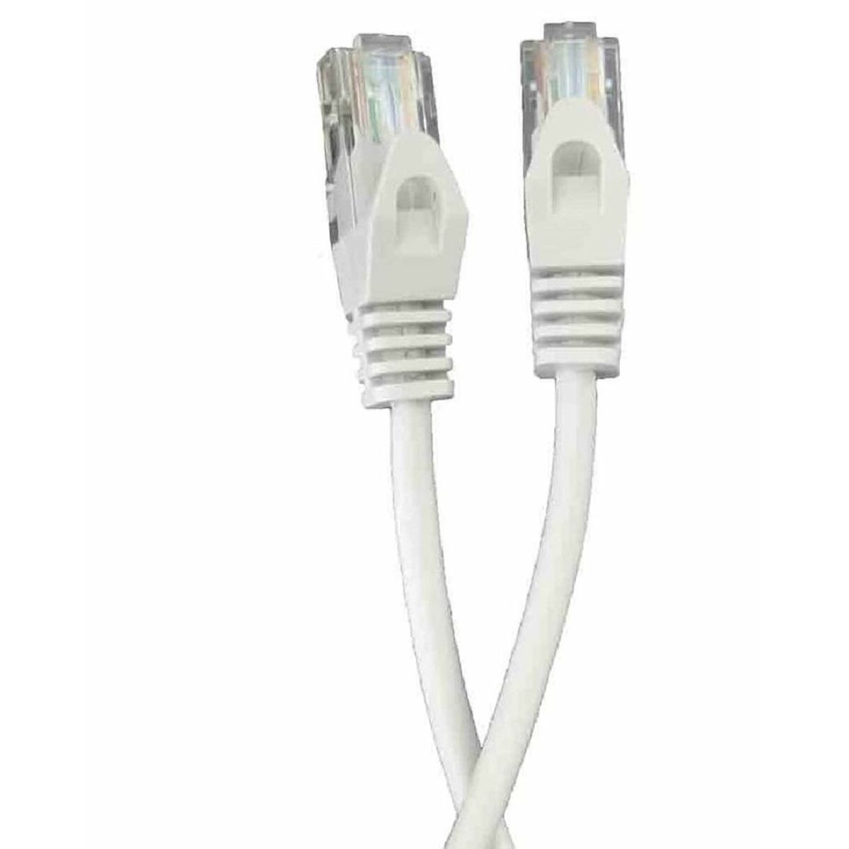 Nätkabel UTP Styv Kategori 5e EDM 56021 Vit Grå - 3
