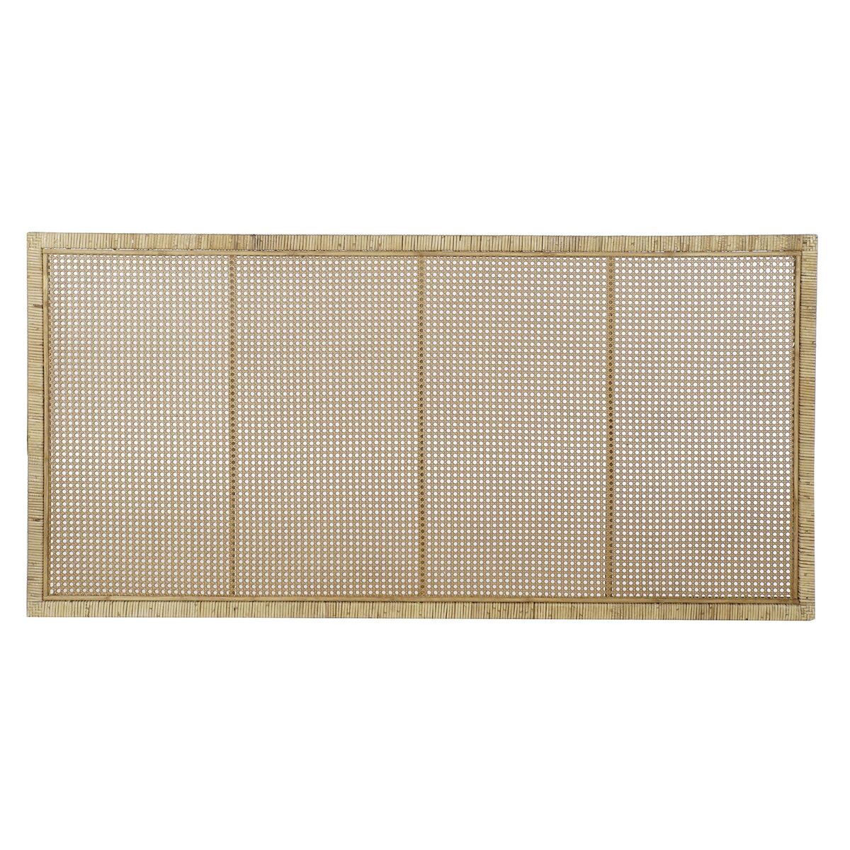 Sänggavel DKD Home Decor Brun Rattan (160 x 3 x 80 cm)