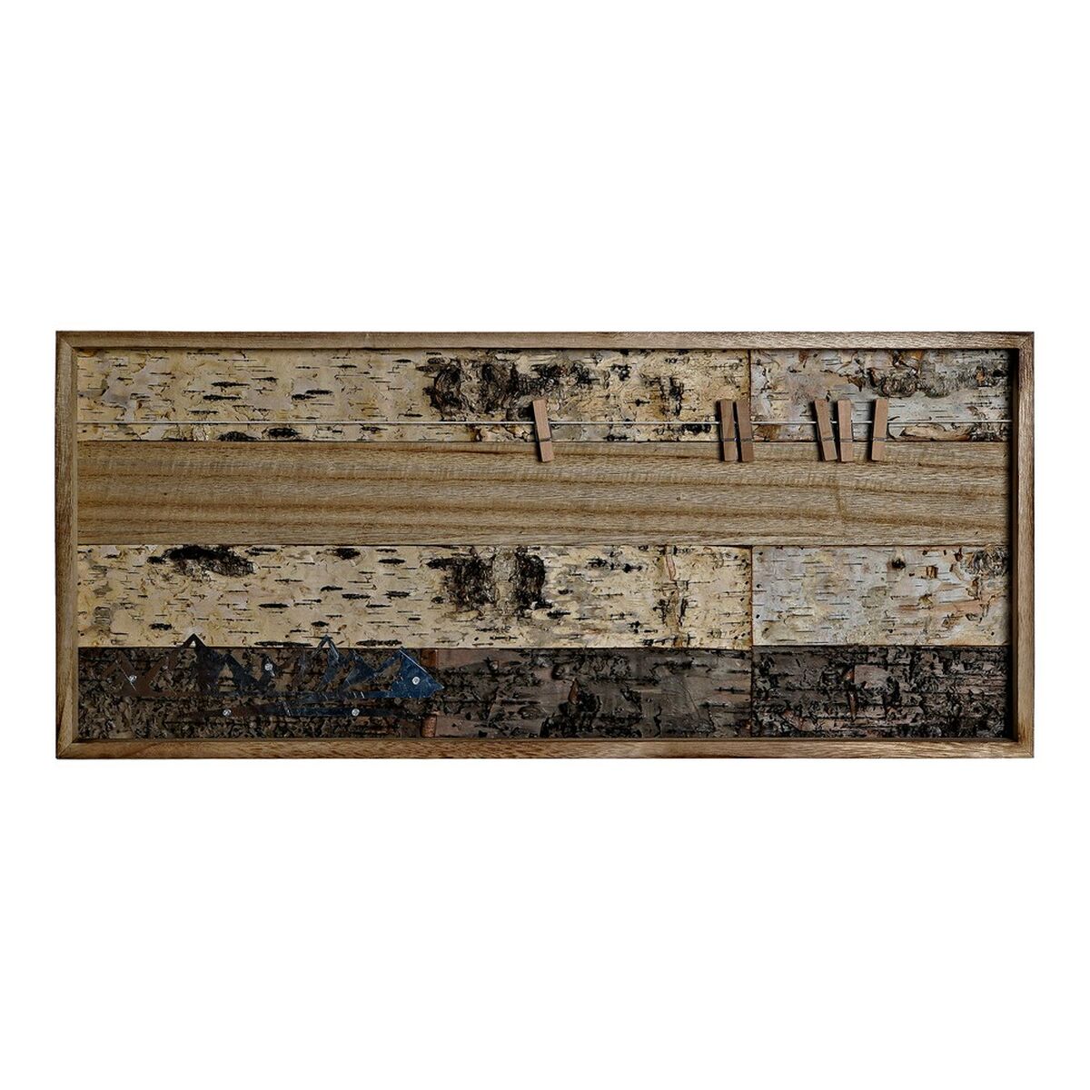 Fotoramar DKD Home Decor Brun Trä Trä MDF Naturell 55 x 2,5 x 24 cm (12 antal) - 8