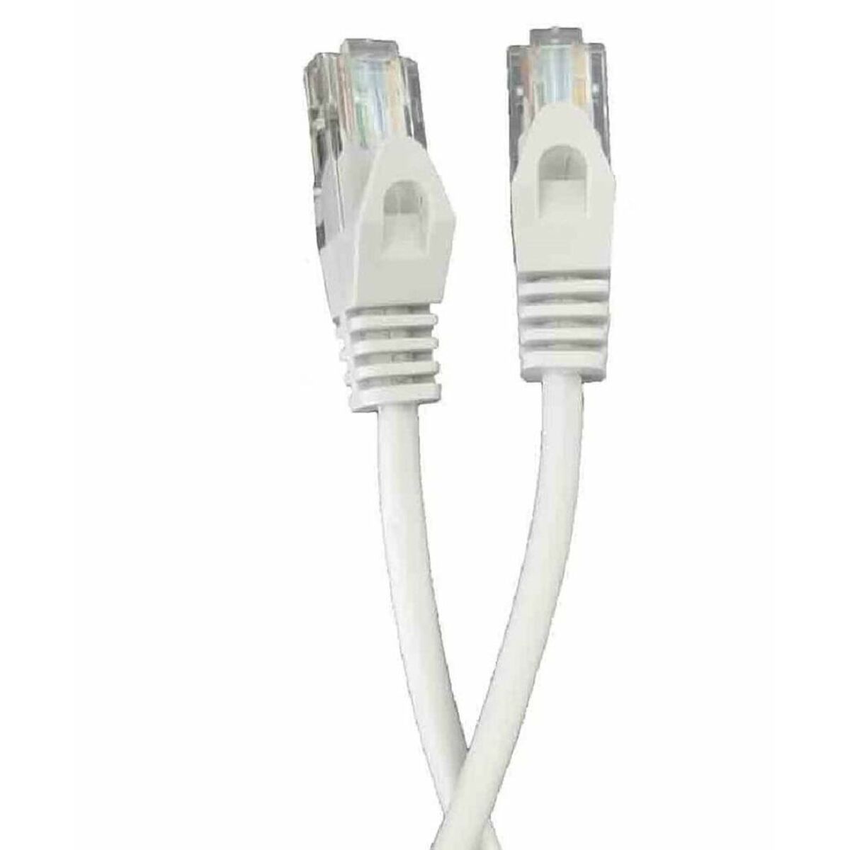 Nätkabel UTP Styv Kategori 5e EDM 56022 Vit Grå