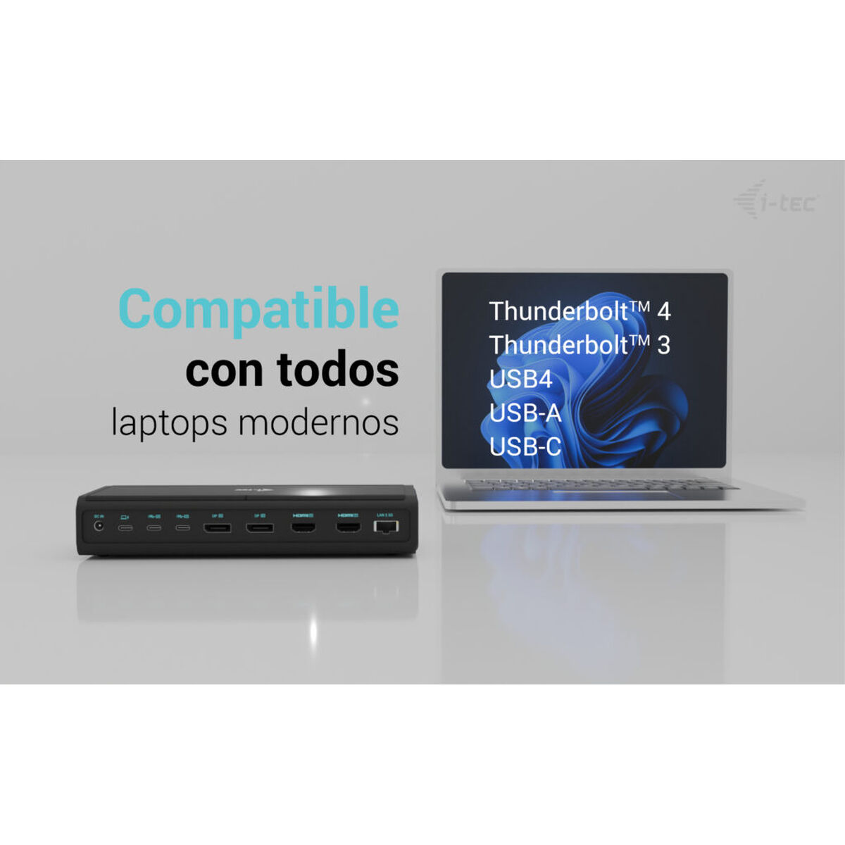 Laptopstöd i-Tec CA6MONITORDOCKPD - 7