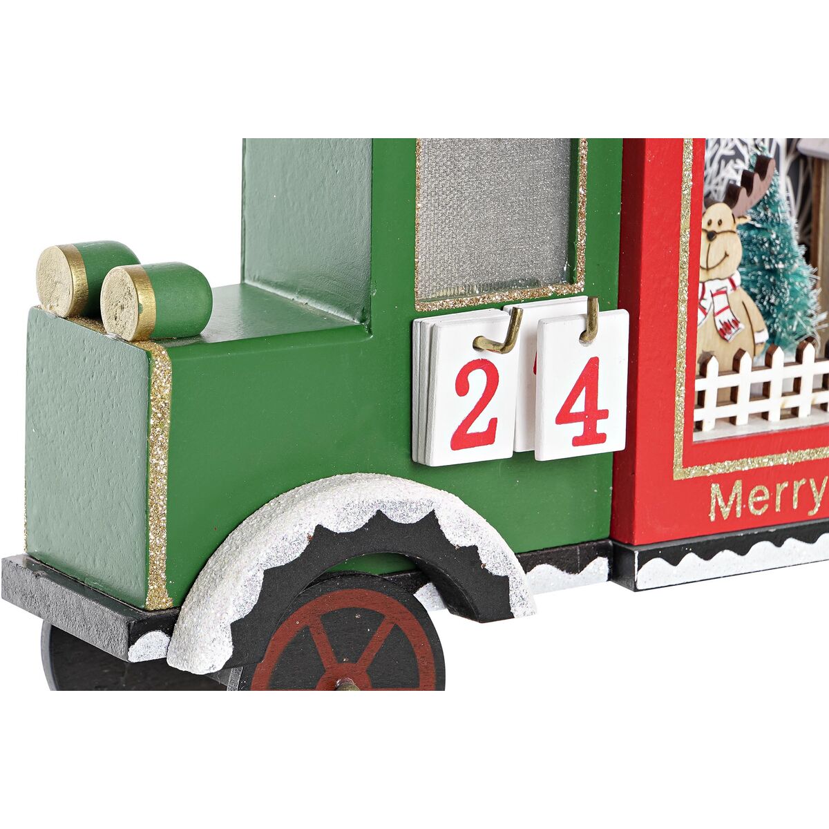 Adventskalender DKD Home Decor Lastbil LED Ljus - 3