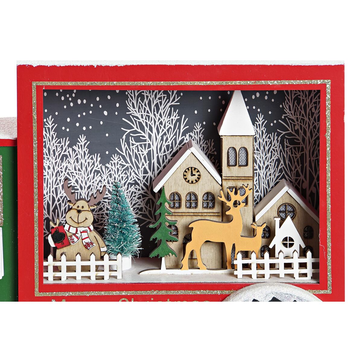 Adventskalender DKD Home Decor Lastbil LED Ljus - 4