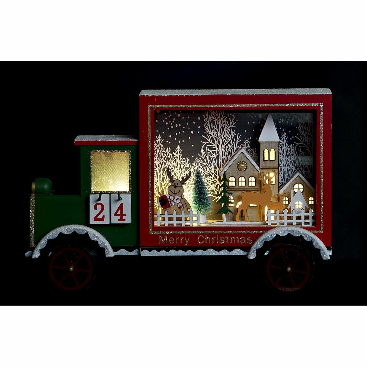 Adventskalender DKD Home Decor Lastbil LED Ljus - 2